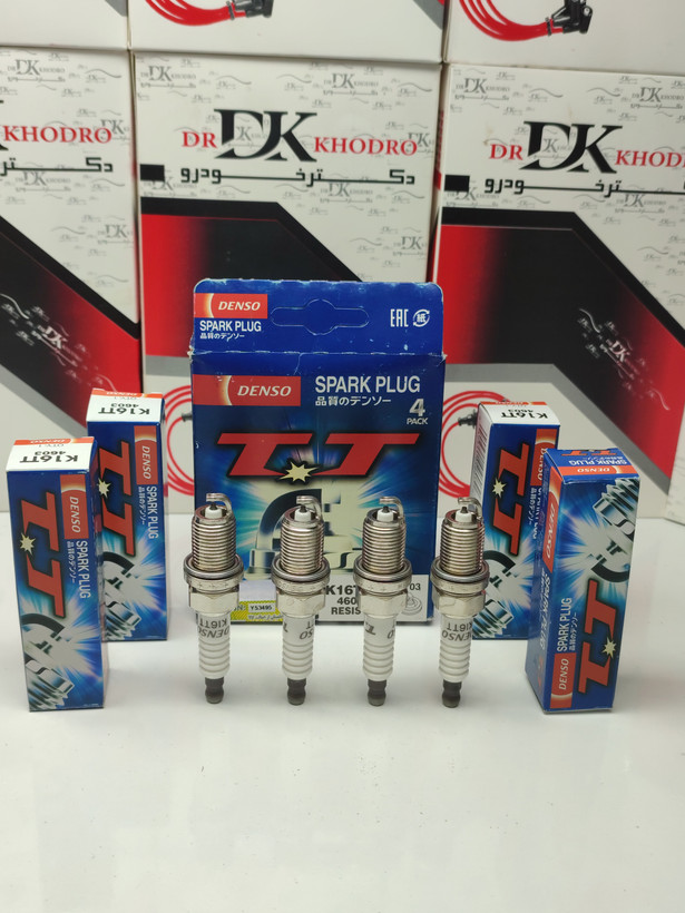 شمع پایه کوتاه تقویتی دنسو دابل سوزنی پلاتینیوم (DENSO) ژاپن